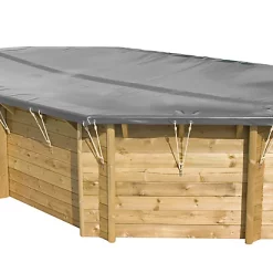 Castorama Couverture D'hivernage Et Sécurité Pour Piscine Bois Pool'n Box