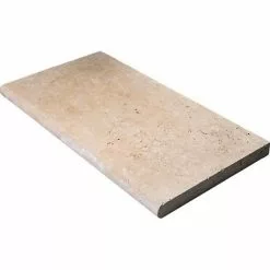 Castorama Margelle Travertin 61 X 33 Cm, ép.30 Mm