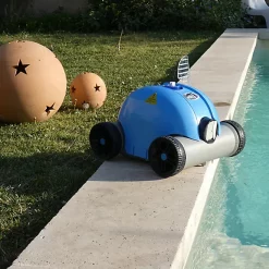 Castorama Robot Autonome Sans Fil Pour Piscine Orca 050 Cl Aqualux Bleu